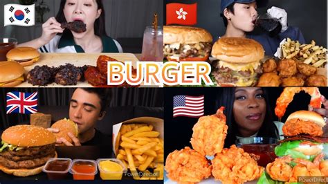 【best Asmr】burger Asmr 24 Fumemar Asmrmcbang Asmreat Spicy With Tee Youtube