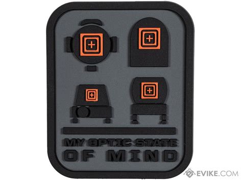 511 Tactical Optic State Of Mind Hook And Loop Pvc Morale Patch