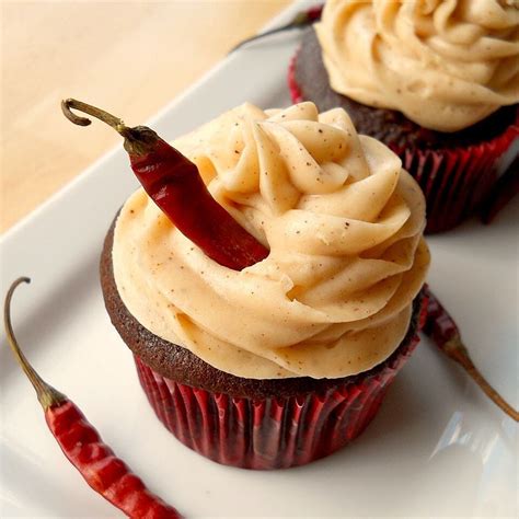 Cinco De Chili Chocolate Cupcakes With Chili Cream Cheese Frosting