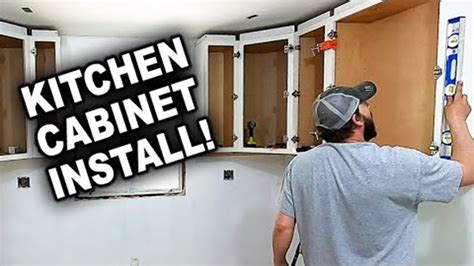 Assembling And Installing Rta Kitchen Cabinets Youtube