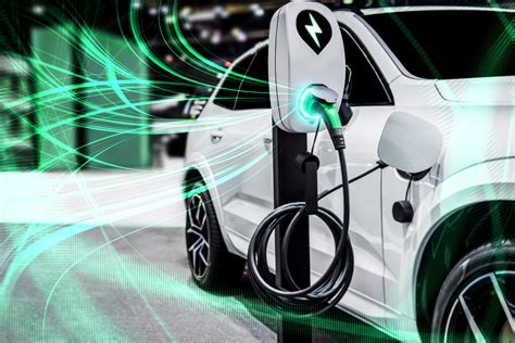 Ev Charging Station For Electric Car In Concept Of Green Energy And Eco