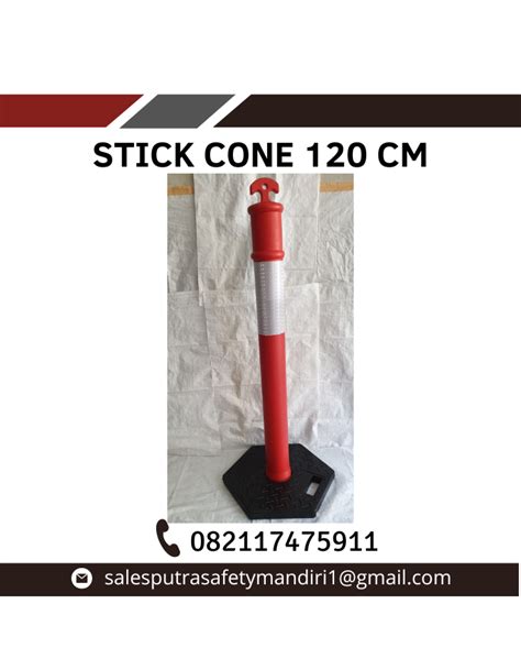 Stick Cone Cm Tiang Plastik Pembatas Lalu Lintas