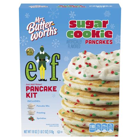 Mrs. Butterworth's Sugar Cookie Pancake Kit - Elf Edition - Shop