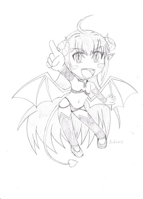 New Succubus Lucia Sketch By Andrieus On Deviantart