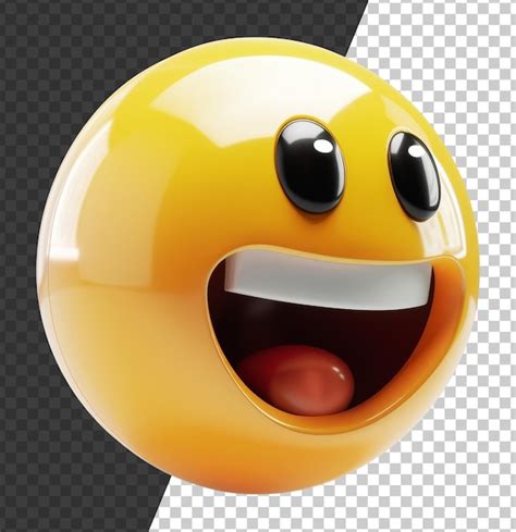 Emoji Sorridente Olhos Brilhantes Cortado Em Stock Png Psd