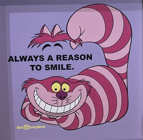 Disney Child T Shirt Cheshire Cat Always A Reason To Smile