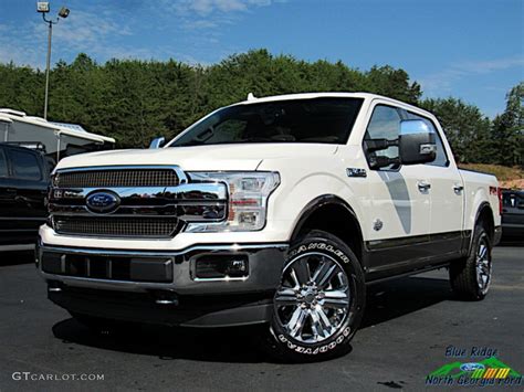 White Platinum Ford F King Ranch Supercrew X