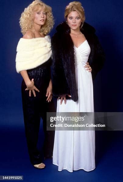 American Actresses And Sisters Judy Landers And Audrey Landers Pose News Photo Getty Images