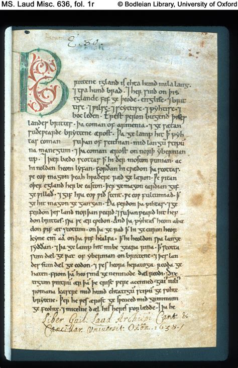 Daily Medieval Anglo Saxon Chronicle