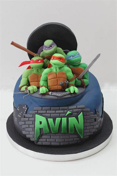 Ninja Turtle Cake - Decorated Cake by Artym - CakesDecor