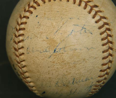 1960s New York Yankees Team Signed Baseball 1960s New York Yankees