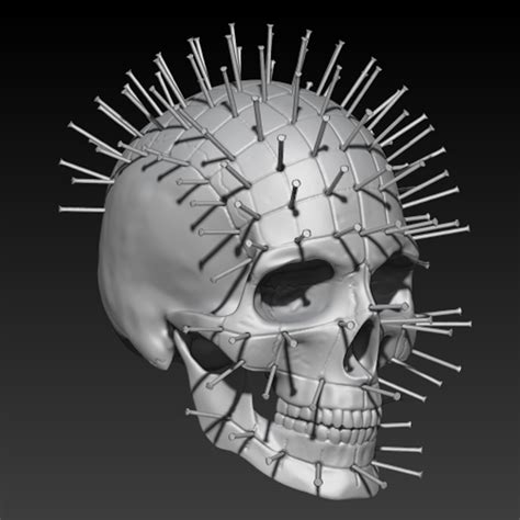 Stl File Pinhead Skull 💀 ・model To Download And 3d Print・cults