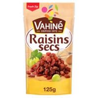 Raisins secs VAHINE le sachet de 125 g à Prix Carrefour