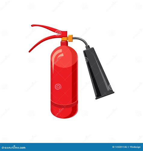 Fire Extinguisher Icon Cartoon Style Stock Illustration Illustration