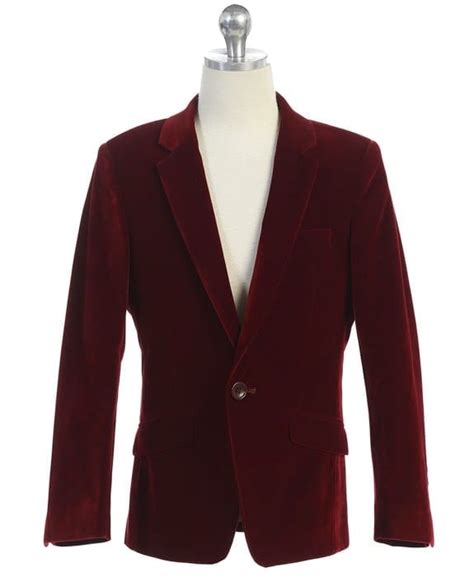 ebb tide blue whale Interest burgundy sports coat blazer Cusco ...