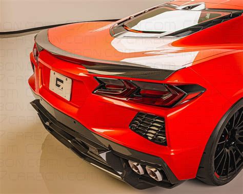 Low Profile Carbon Spoiler Corvette C8 2020 25 C7 Carbon