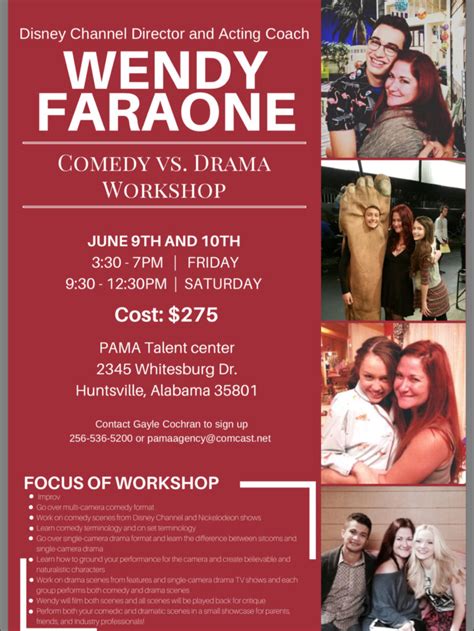 Comedy Vs Drama Workshop With Wendy Faraone Loren Nason Dot Com