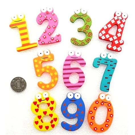 10pcs/set Baby Magnetic Wooden Toys Numbers Math Set Toys for Children ...