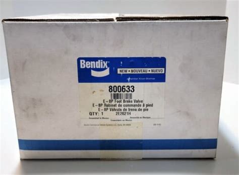 Bendix E P Foot Valve P N New In Box Ebay