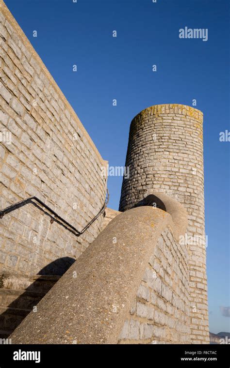 Lyme Regis Steps Dorset Uk Stock Photo Alamy