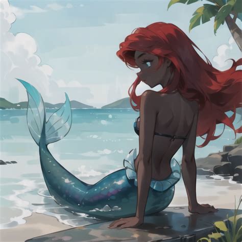 Black Ariel by ZeraphAI on DeviantArt