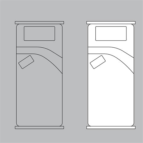 Bed icon for house plan design. outline bed icon. outline bed icon 45757540 Vector Art at Vecteezy