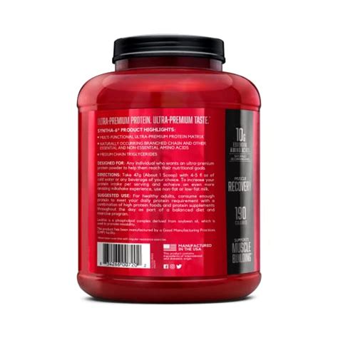 Bsn Syntha 6 Whey Protein Powder With Micellar Casein Milk Protein Isolate Chocolate Milkshake