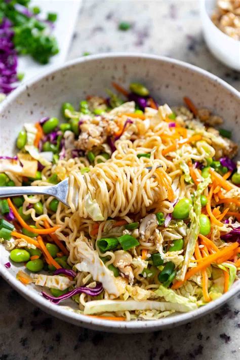 Cold ramen noodle salad – Artofit