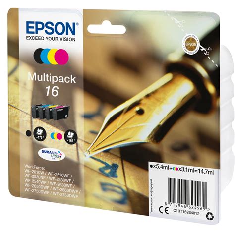 Druckerpatronen Multipack Epson Schwarz Cyan Magenta Gelb Ml