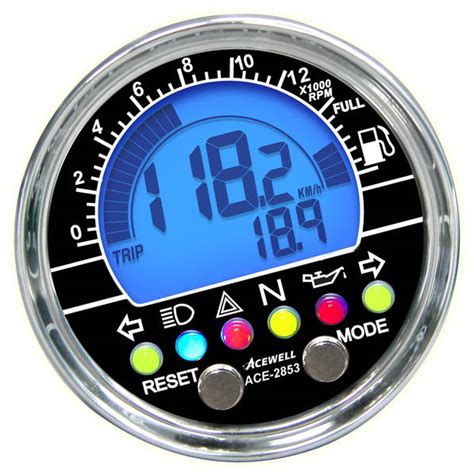 Classic Acewell Acewell digitale Tachometer für Ihr Motorrad