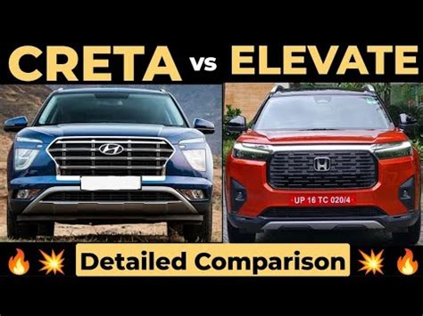 Hyundai Creta Vs Honda ElevateDetailed Comparison Elevate Vs Creta