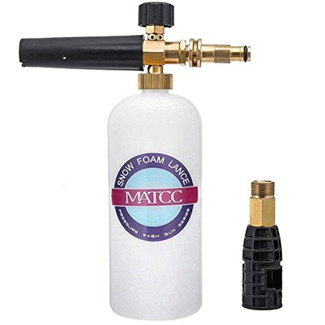 MATCC Foam Cannon Adjustable Snow Foam Lance For SPX Series Pressure