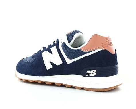 New Balance 574 Femme Bleu Marine Rose Beige Atelier Yuwaciaojp