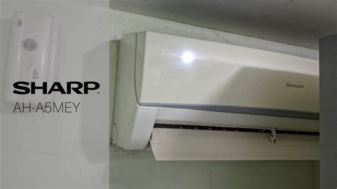 Sharp Mini Split Air Conditioner AH A5MEY Turning On Off YouTube