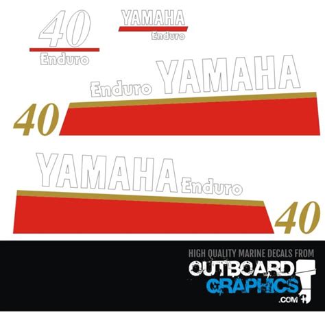 Yamaha 115hp four stroke outboard engine decals/sticker kit ...