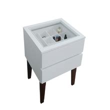 Mesa Cabeceira Eros G Estilo Industrial Branco P Cobre Leroy Merlin