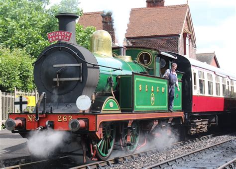 2014 Bluebell Railway Sheffield Park Secr H Class 263 Wealden Rambler Loco Yard