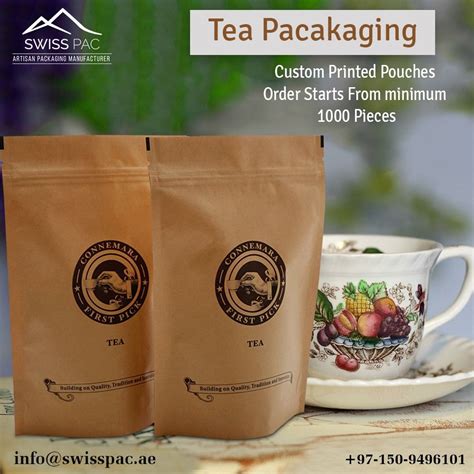 Beautiful Custom Tea Bag Packaging Corrugated Cardboard Mailers