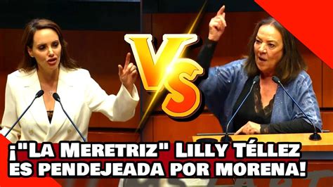 VEAN La MERETRIZ LILLY TÉLLEZ es INSULTADA por MORENA por MORDER