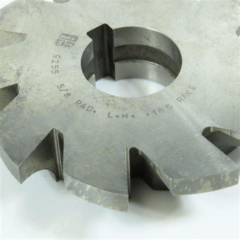 ITW 5 8 Radius LH Corner Rounding Milling Cutter 4 1 2 D 1 1 4 Arbor