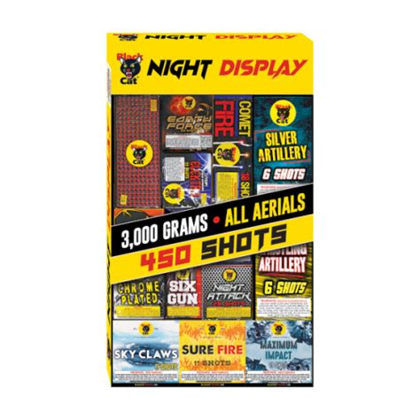 Black Cat Night Display | Assortments | Winco Fireworks