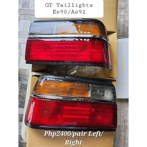 Tail Light For Toyota Corolla Ee90 Ae92 Small Body Shopee Philippines