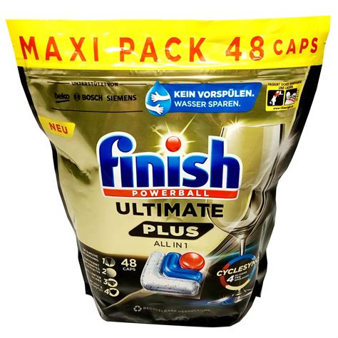 Niemieckie Kapsu Ki Finish Ultimate Plus All In Maxipack Szt De