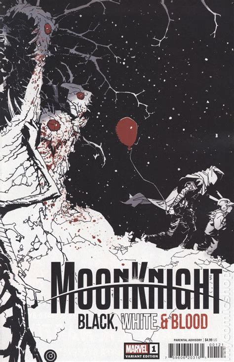 Moon Knight Black White And Blood 1B Bachalo Variant FN 2022 Stock