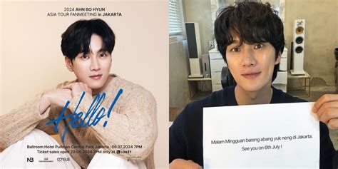 Gelar Fan Meeting Pertama Di Jakarta Ahn Bo Hyun Ajak Malam Mingguan