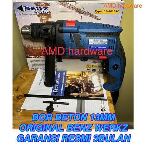 Jual Mesin Bor Tembok Impact Drill Set Mm Benz Bz Re Original