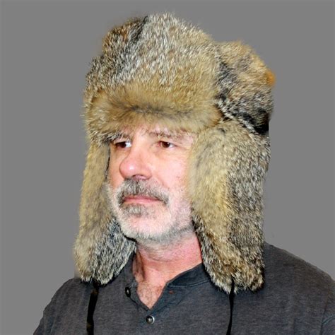 Glacier Wear Gray Fox Fur Russian Trooper Hat Etsy