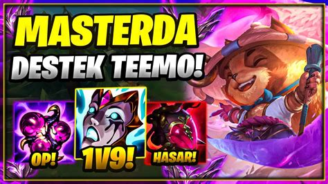 MASTER ELODA TEEMO DESTEKLE 1V9 AFK VE FEEDERLARLA 50 000 MAX HASAR