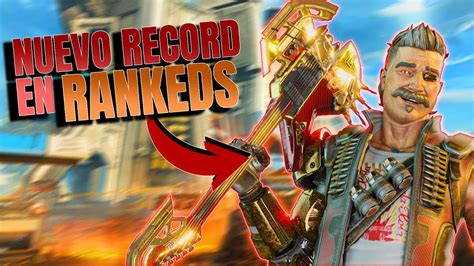 Apex Legends Asi Rompi Mi Record De Kills En Rankeds Youtube