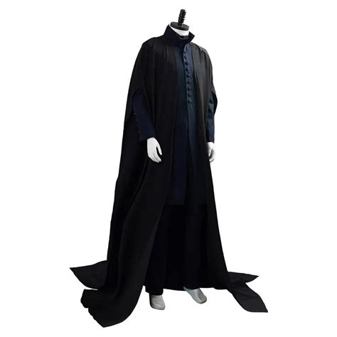 High Quality Deathly Hallows Professor Severus Snape Cosplay Costume